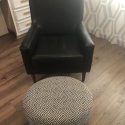 Chair and Ottoman 