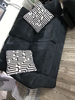 Black couches
