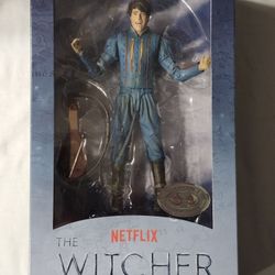 MCFARLANE PLATINUM EDITION CHASE. WITCHER JASKIER 7"ACTION FIGURE. 