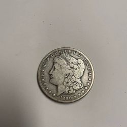 1890 CC Morgan Silver Dollar