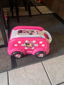 Minnie Mouse Kids Toy Storage Car