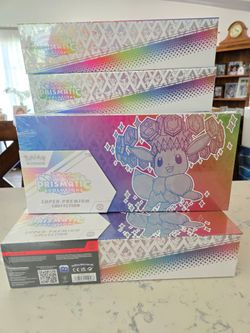Pokemon prismatic evolutions super premium collection
