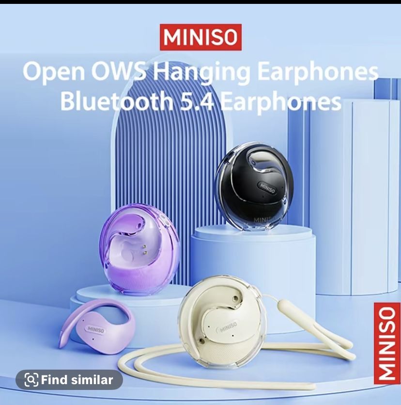 Miniso X15Pro Wireless Headphones Bluetooth 5.4 Sport Headphones HIFI sound