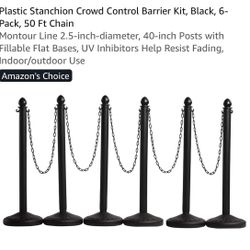 All Black Stanchion