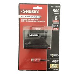 Husky Rechargeable Compact Flashlight 