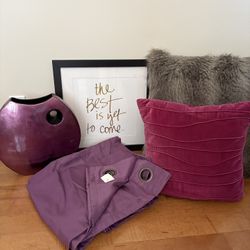 Home Decor Curtains And Throw Pillows