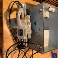 Rockwell 653 versa plane heavy duty 10 amp . Runs good cutter needs attention don't know if it can be resharpend cord has tape on it. Quality tool app