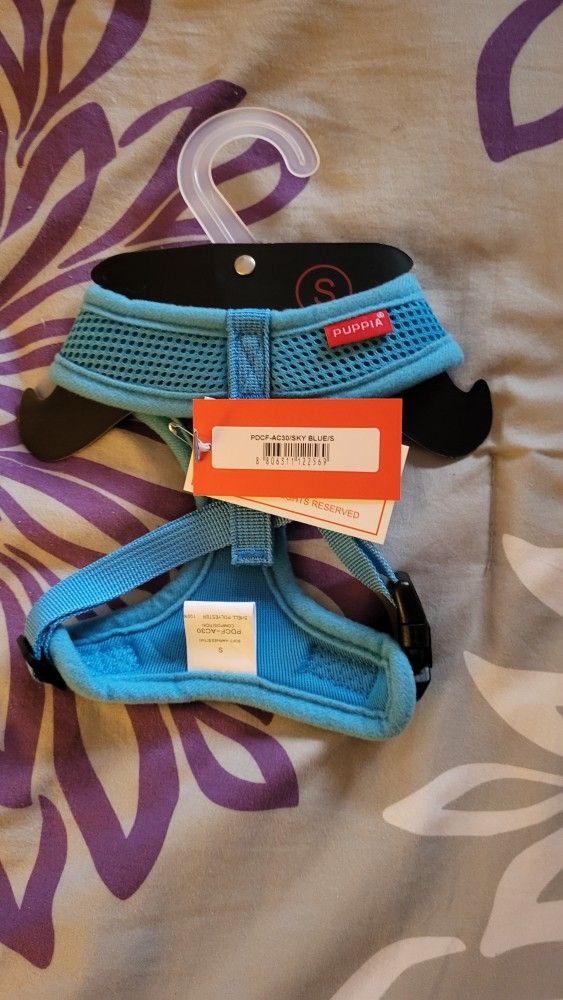 New Puppia Blue Small Harness