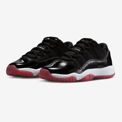 Jordan Retro 11 Bred Lows Size 4y