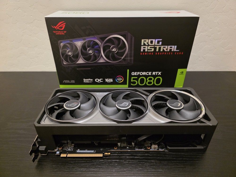 ASUS GeForce RTX 5080 16GB ROG Astral OC Edition Graphics Card