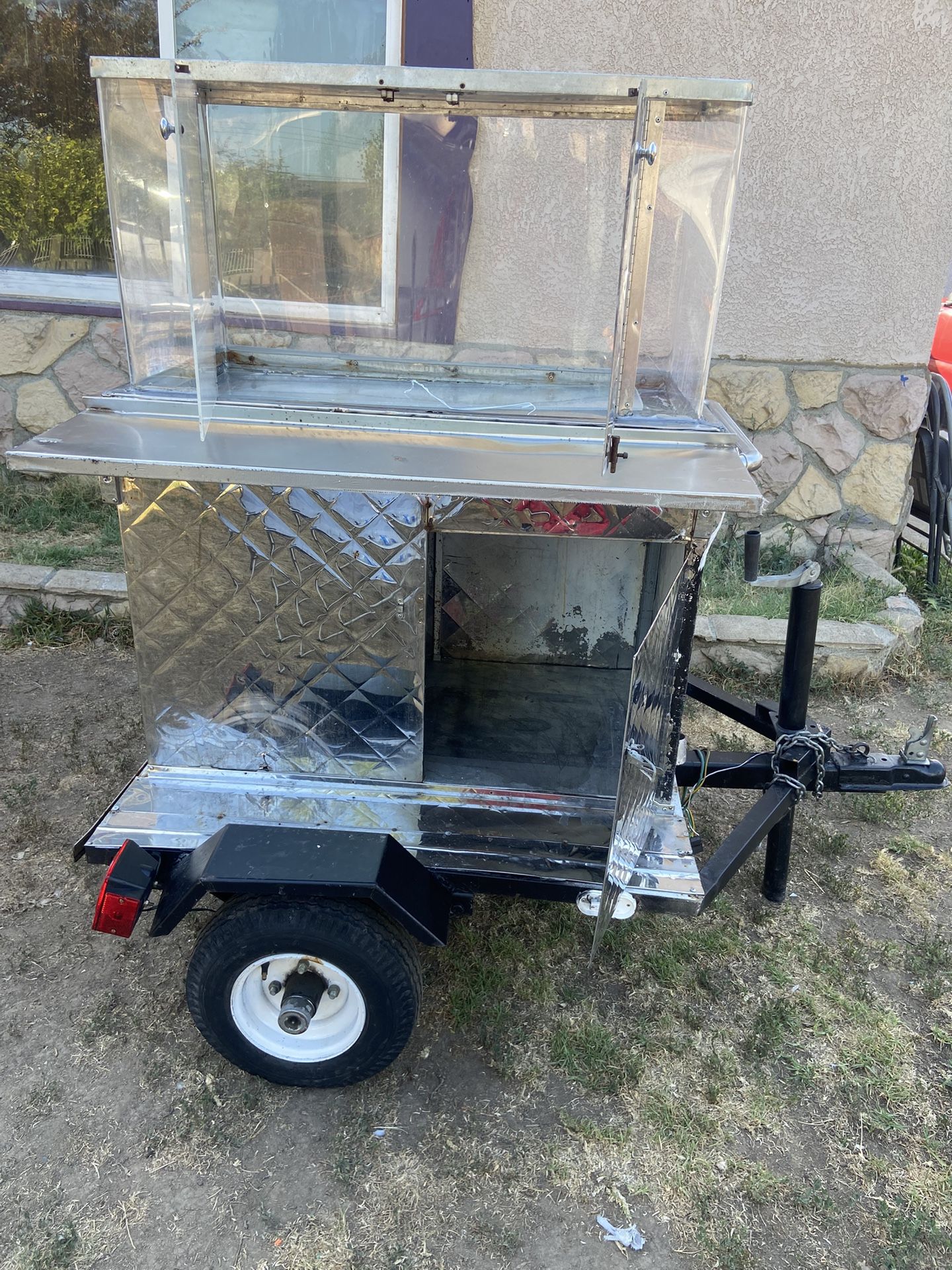 A Mobile Trailer Food Fruits