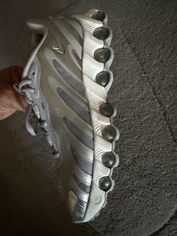 Silver and white Nikes DN 8 size 10 run smaller like a size 9.5
