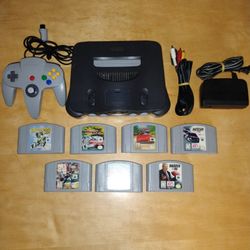 Nintendo 64 Gaming Console Bundle Collection Lot N64 Games Controller Entertainment System 