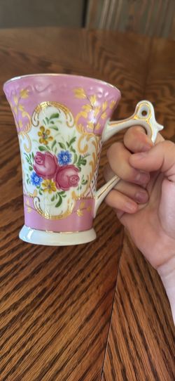 Royal Scotland Pink Floral Bone China Mug