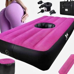 BBL Bed Mattress-Thickened Material Post Surgery Supplies Inflatable BBL Bed chair with Hole After Surgery Recovery Flocked Top Brazilian Butt Lift Pi