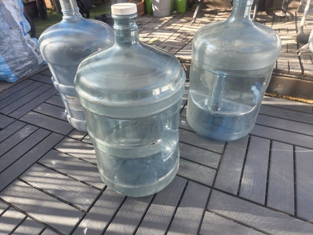 5 Gallon Plastic.Water Bottles
