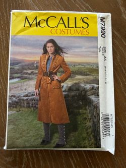 Costume McCalls pattern coat