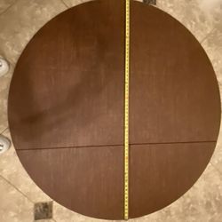 Custom Made 60 Inch Round Felt And Vinyl Table Cover
