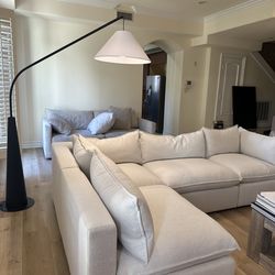 White L Shaped Couch