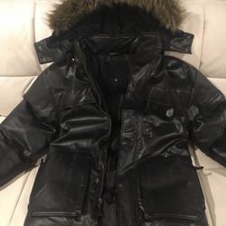 Brand New Mens, size SMALL,  -  black - Phat Farm Puffer Jacket Coat