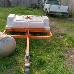 BBQ Grill Tank And Trailer 