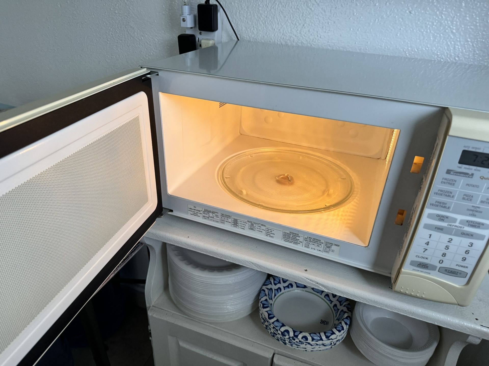 Microwave And Stand