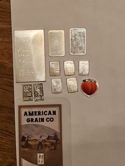 Valcambi silver bars