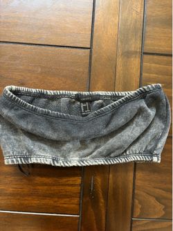 Forever 21 charcoal bandeau top
