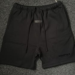     Fear of God Essentials Black Shorts