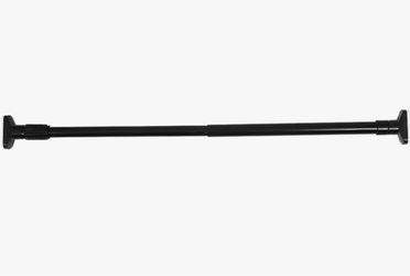 Haryaee Black Stainless Steel Item twist and fit clothes rod