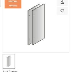 Liebherr stainless steel refrigerator panels for models HC/HCB 2062. 
