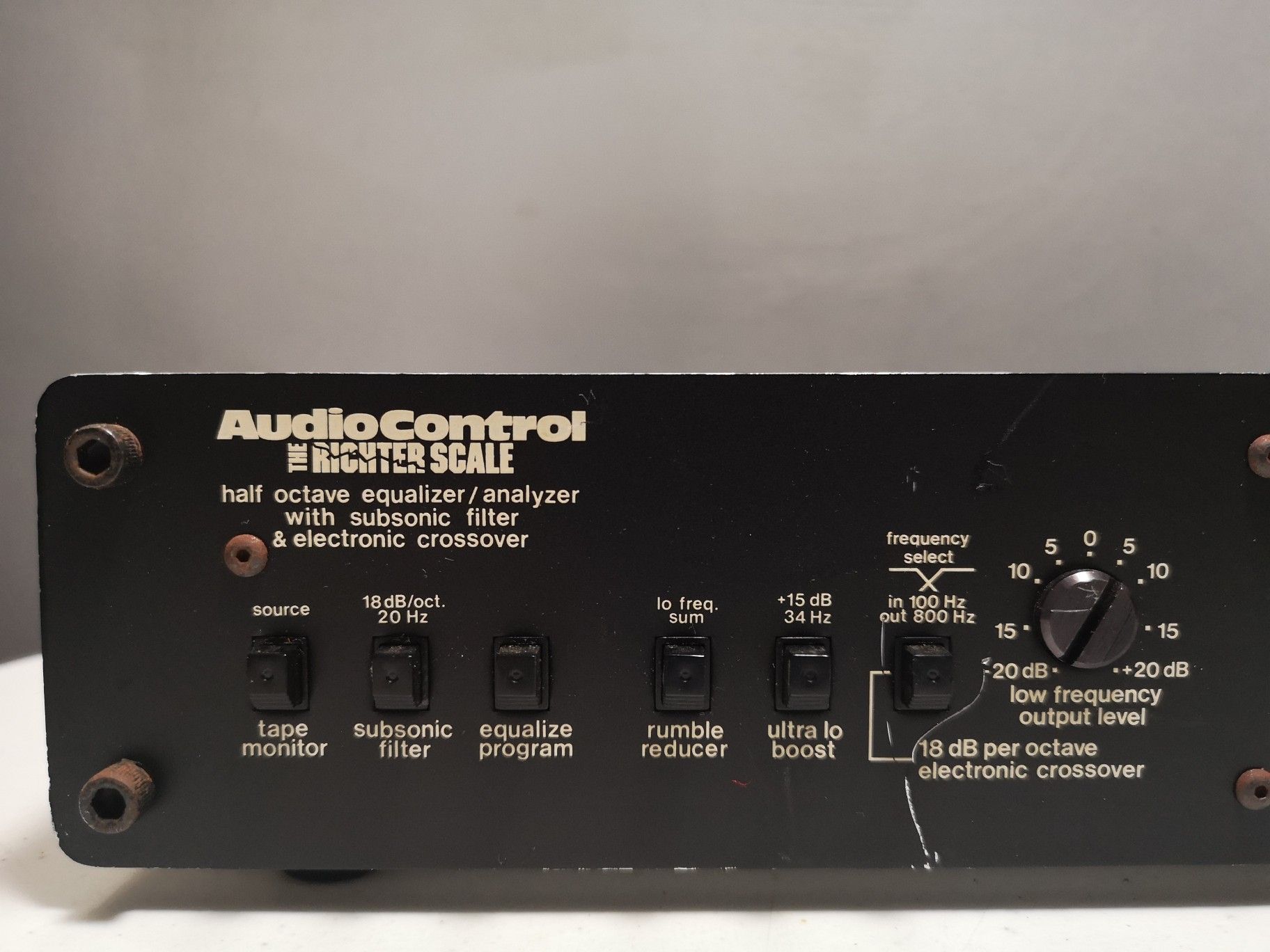Audio Control Richter Scale Equalizer