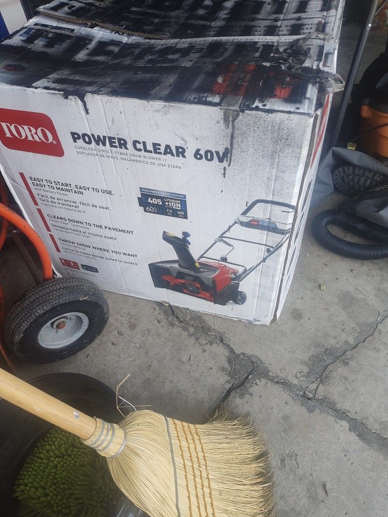 New Snow Blower