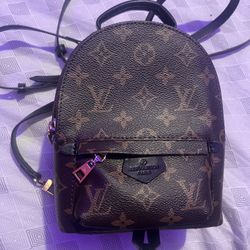 LOUIS VUITTON palm spring backpack mini