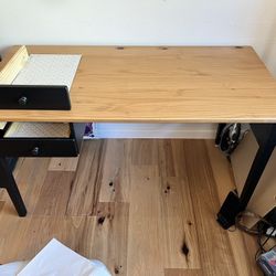Free Solid Wood IKEA Desk