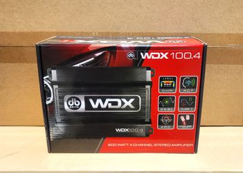 DB Drive Compact 4 Channel Speaker System Amplifier WDX Series WDX100.4 🚨 Payment Options Available 🚨 No Credit Needed 🚨