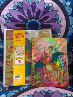 Pokeman Binder & Notebook