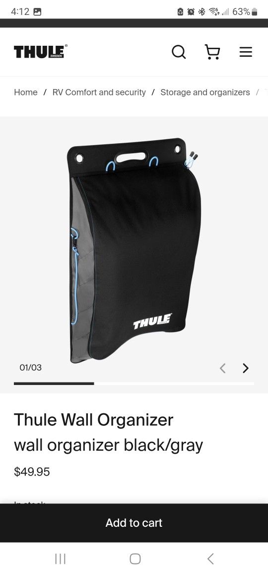 Thule Wall Organizer