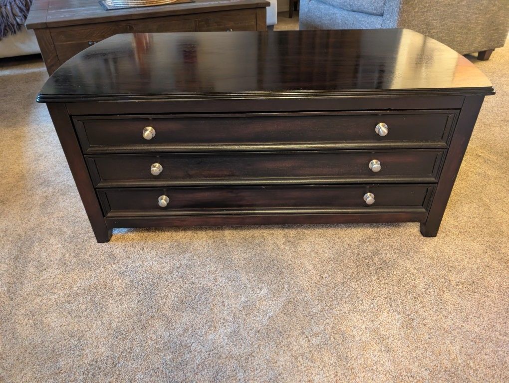 Coffee Table with drawers and 2 Side tables