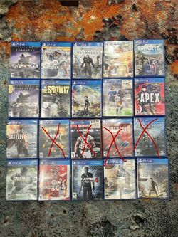 Video Games for PS4/PS5