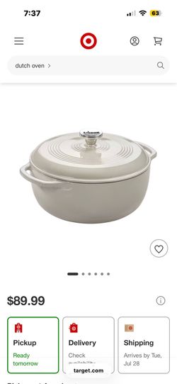 Lodge 6qt Cast Iron Pot