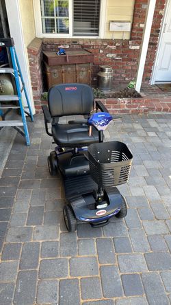 Metro mobility outdoor scooter