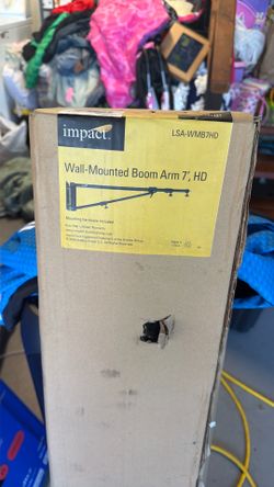 Wall mounted boom arm 7’