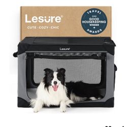 Lesure Portable Dog Crate/ New In Box