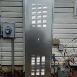 HOLDRITE 30 in. Galvanized Steel Water Heater Enclosure (D)