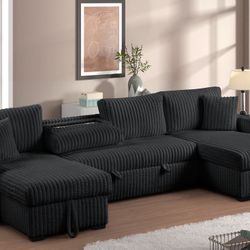 🔥 Brand New 3-Piece Double-Chaise Sectional! 🔥 $0 Down, Flexible Payments 