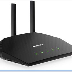 NETGEAR 4-Stream WiFi 6 Router (R6700AXS) – with 1-Year Armor Internet Security - AX1800 Wireless Speed (Up to 1.8 Gbps) | Coverage up to 1,500 sq. ft