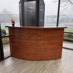 Curved Reception Desk