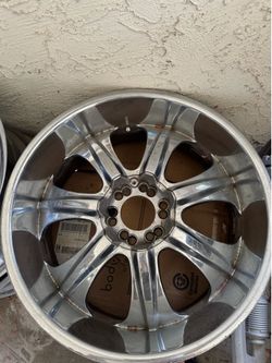 Velocity Rims Chrome 4 rims