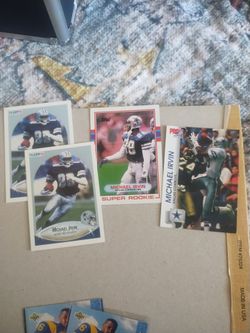 Micheal Irvin Rookie and 3 more cards